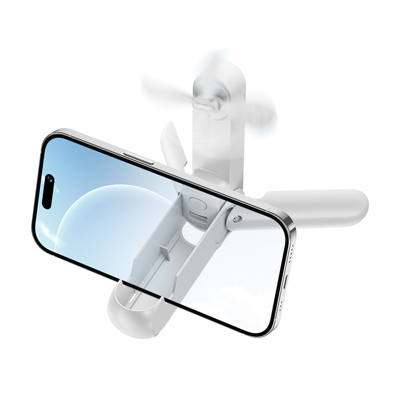 KALAMAN 4 IN 1 Pocket Fan Handheld Mini Fan, 2000mAh USB Rechargeable Portable Fan