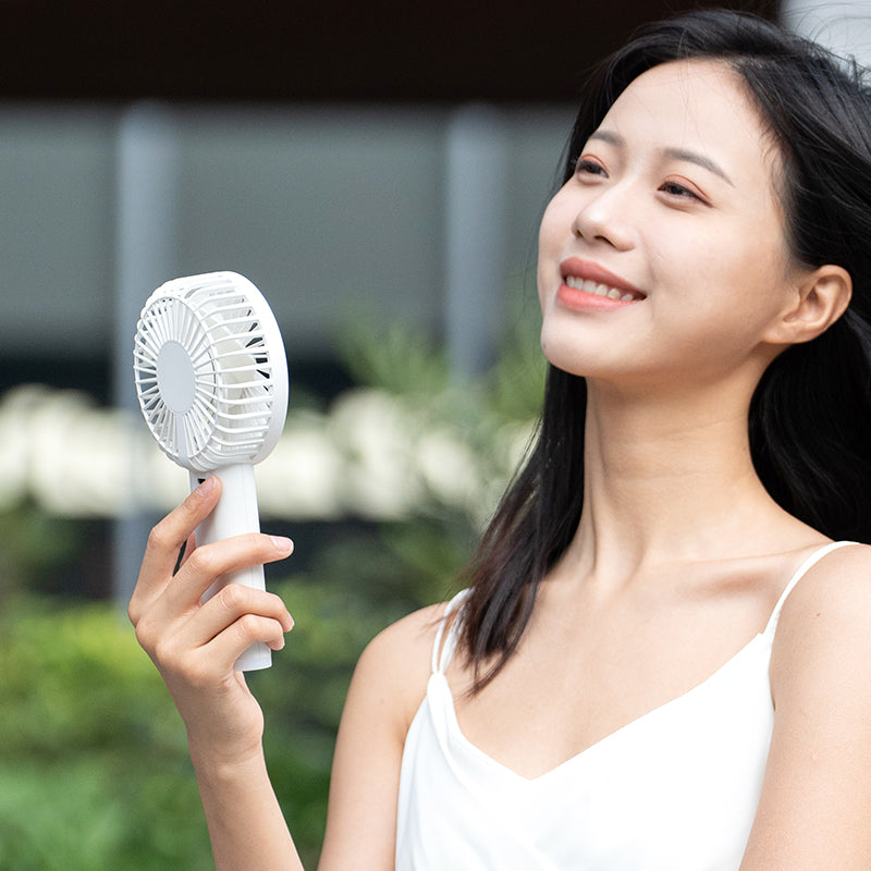 KALAMAN Handheld Fan, 12000 RPM 3600mAh Portable Hand Fan, Mini Personal Rechargeable Hand Held Fan, Max 15Hrs Battery Operated USB Small Fan with 5 Speeds