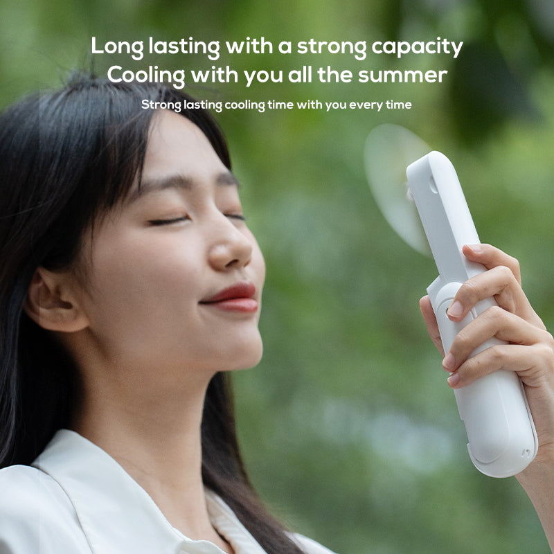 KALAMAN 4 IN 1 Pocket Fan Handheld Mini Fan, 2000mAh USB Rechargeable Portable Fan