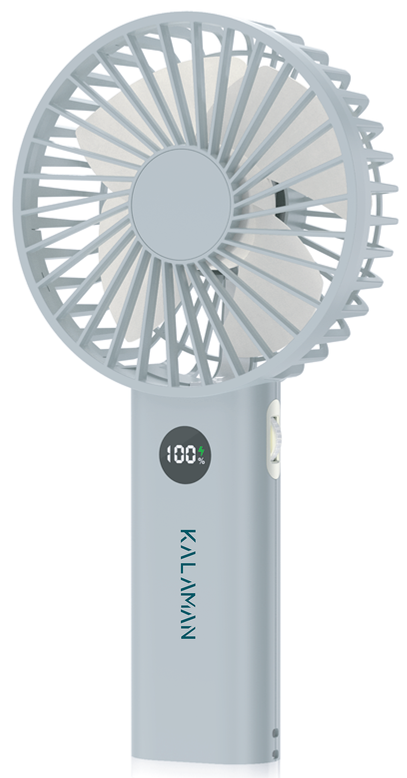 KALAMAN Handheld Fan, 12000 RPM 3600mAh Portable Hand Fan, Mini Personal Rechargeable Hand Held Fan, Max 15Hrs Battery Operated USB Small Fan with 5 Speeds